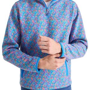 Chubbies Men's Multicolor Patterned 1/4 Zip Sweater
